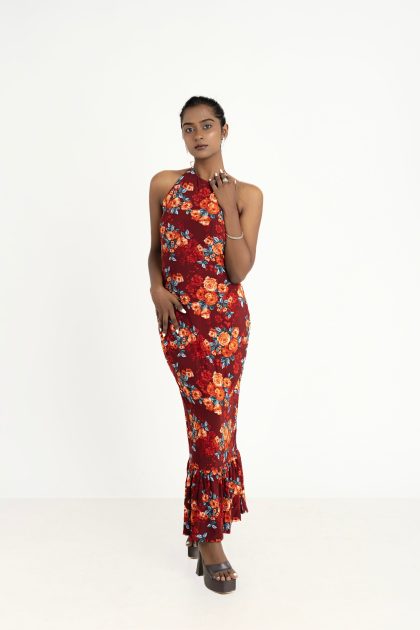 Dolcezza Romantic Floral Maxi Dress